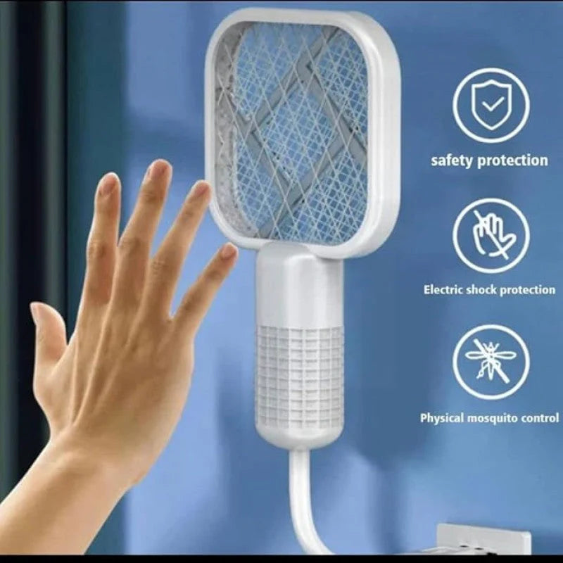 Electric Mosquito Killer Racket Lamp – UV Light USB Zapper