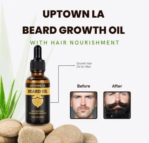 Uptown LA Beard Growth Oil for Men – 30ml