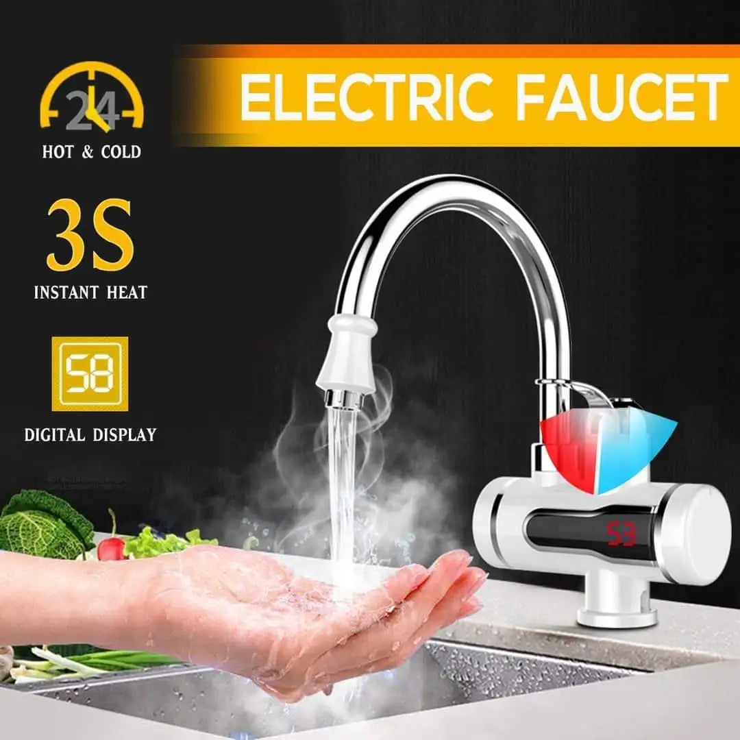 Digital Instant Electric Water Heater Tap for Kitchen & Bathroom