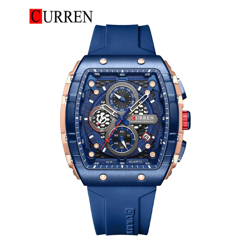 CURREN Men’s Rectangle Watch
