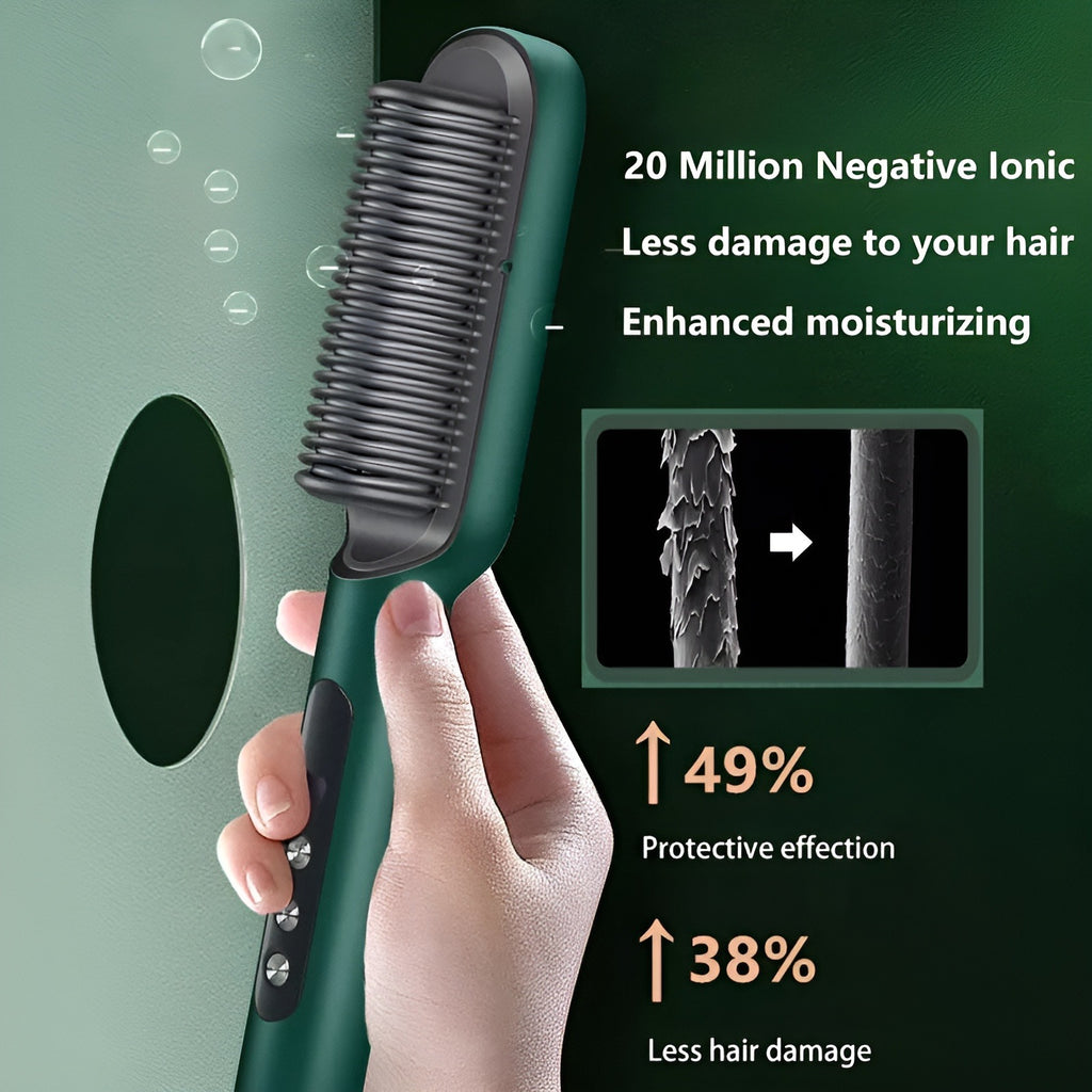 Professional Hair Straightener Brush for Women