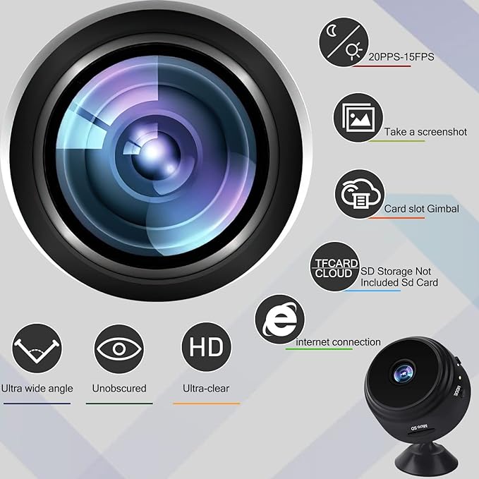 A9 Camera – Mini Wireless WiFi Smart Security Camera